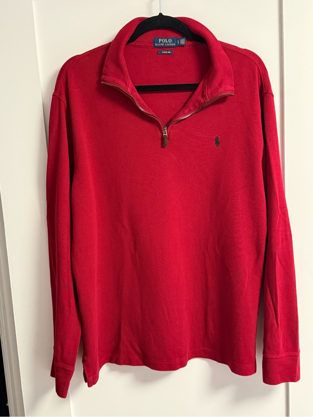Polo by Ralph Lauren Red Estate Rib Sweater